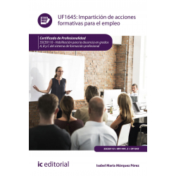 Impartición de acciones formativas para el empleo. SSCE0110