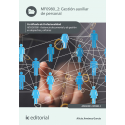 Gestión auxiliar de personal. ADGG0308