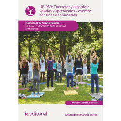 Concretar y organizar veladas, espectáculos y eventos con fines de animación. AFDA0211