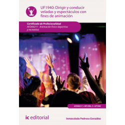 Dirigir y conducir veladas y espectáculos con fines de animación.  AFDA0211