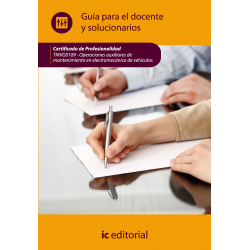 Guía para el docente y solucionarios