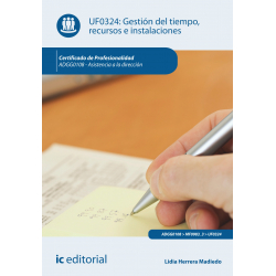 Gestión del tiempo, recursos e instalaciones UF0324