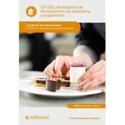 Realización de decoraciones de repostería y expositores UF1362