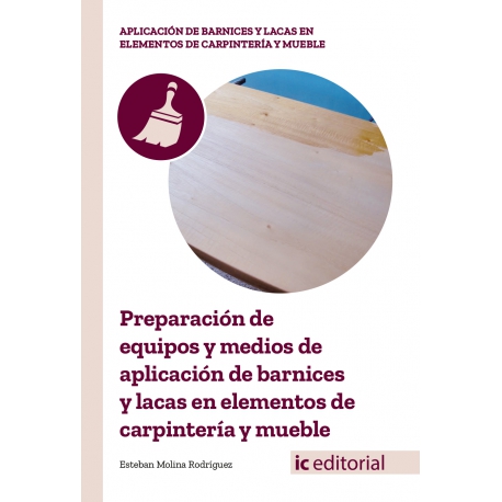 Acondicionamiento de la superficie y operaciones de secado en productos de carpintería y mueble